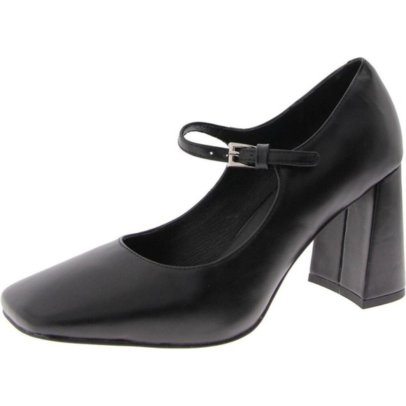 Jeffery Campbell Elegant Black Mary Jane Heels - Picture 1 of 2